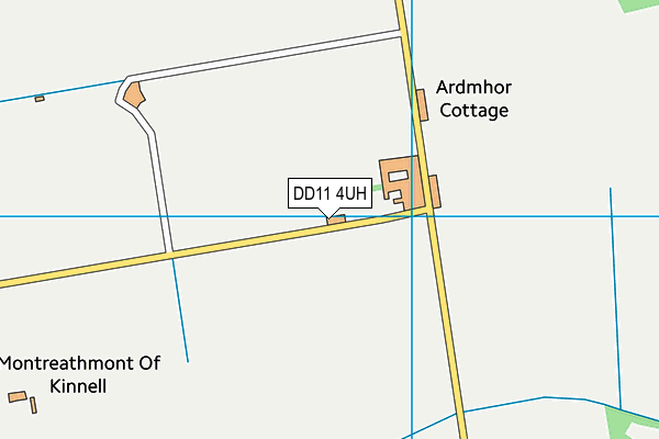 DD11 4UH map - OS VectorMap District (Ordnance Survey)