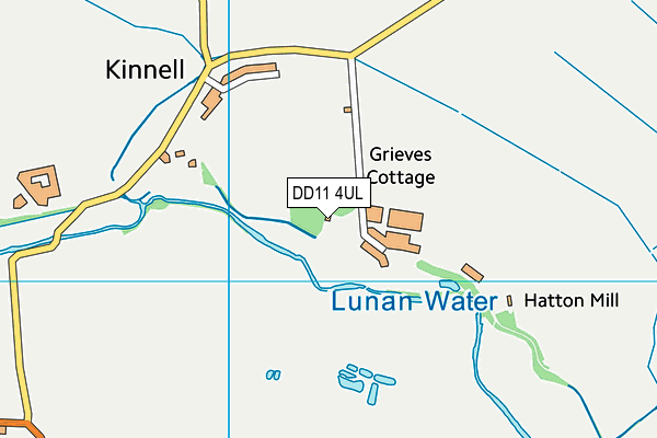 DD11 4UL map - OS VectorMap District (Ordnance Survey)