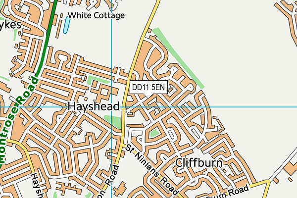 DD11 5EN map - OS VectorMap District (Ordnance Survey)