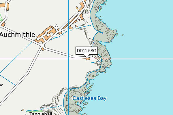 DD11 5SG map - OS VectorMap District (Ordnance Survey)