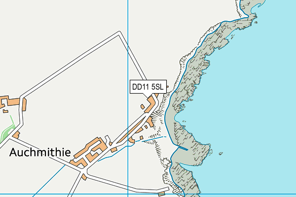 DD11 5SL map - OS VectorMap District (Ordnance Survey)