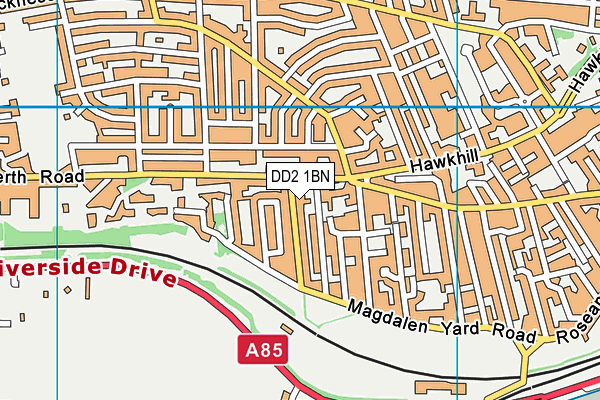 DD2 1BN map - OS VectorMap District (Ordnance Survey)