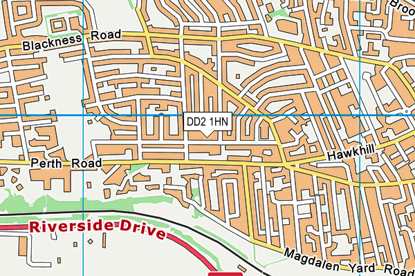 DD2 1HN map - OS VectorMap District (Ordnance Survey)