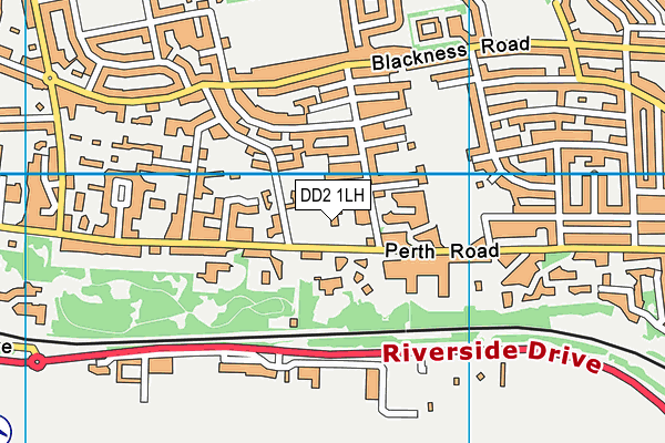 DD2 1LH map - OS VectorMap District (Ordnance Survey)