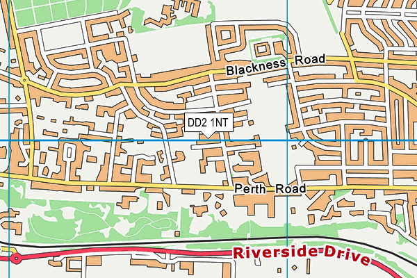 DD2 1NT map - OS VectorMap District (Ordnance Survey)