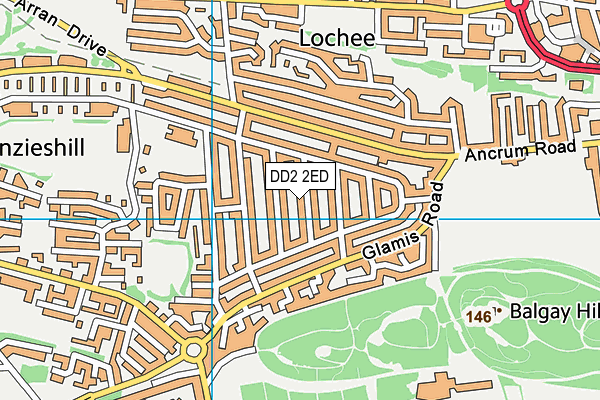DD2 2ED map - OS VectorMap District (Ordnance Survey)