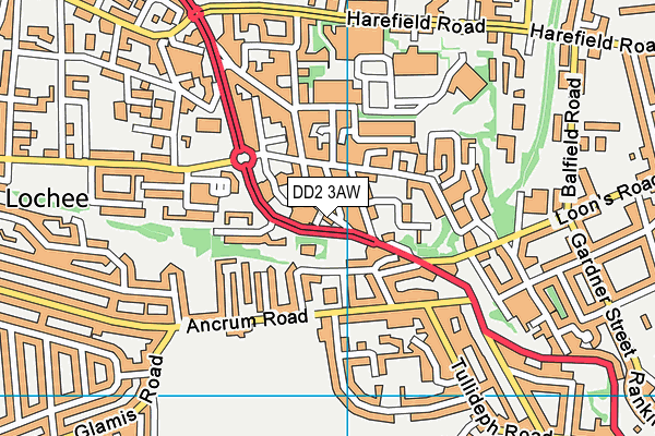 DD2 3AW map - OS VectorMap District (Ordnance Survey)