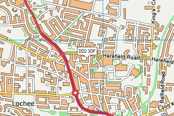 DD2 3DF map - OS VectorMap District (Ordnance Survey)