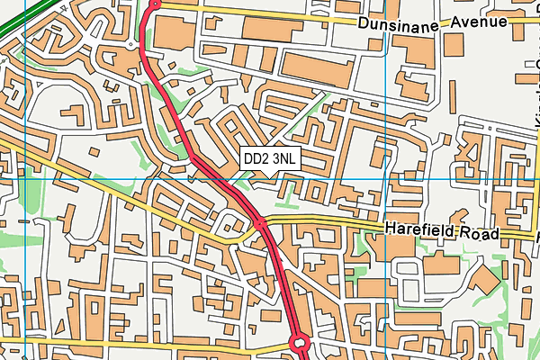 DD2 3NL map - OS VectorMap District (Ordnance Survey)
