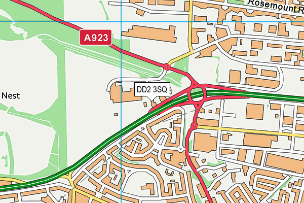 DD2 3SQ map - OS VectorMap District (Ordnance Survey)
