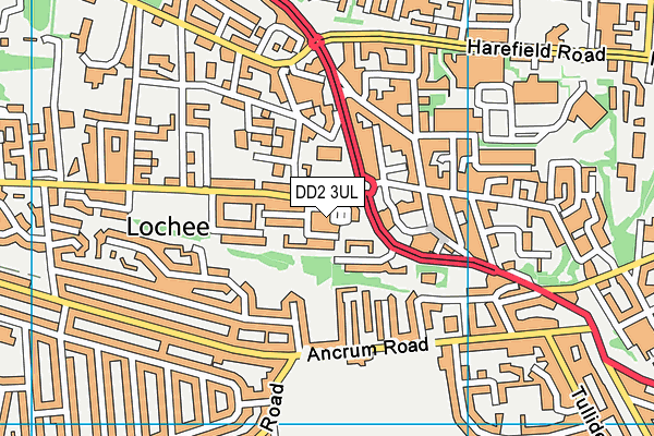 DD2 3UL map - OS VectorMap District (Ordnance Survey)