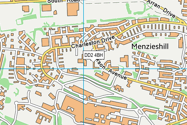 DD2 4BH map - OS VectorMap District (Ordnance Survey)
