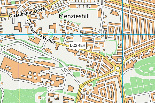 DD2 4EH map - OS VectorMap District (Ordnance Survey)