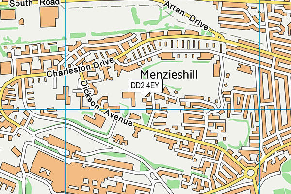 DD2 4EY map - OS VectorMap District (Ordnance Survey)