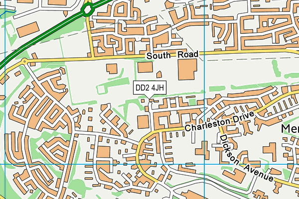DD2 4JH map - OS VectorMap District (Ordnance Survey)