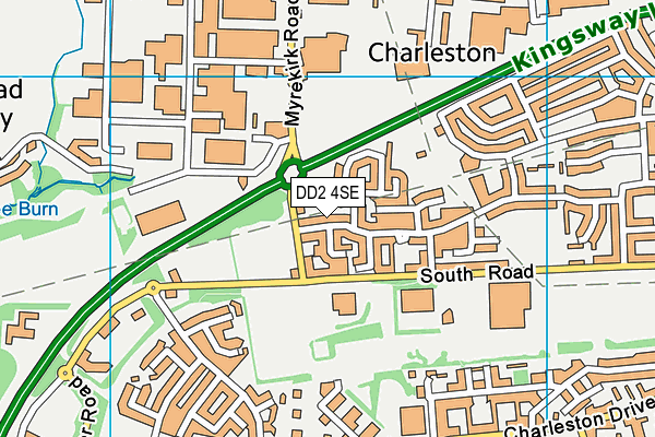 DD2 4SE map - OS VectorMap District (Ordnance Survey)