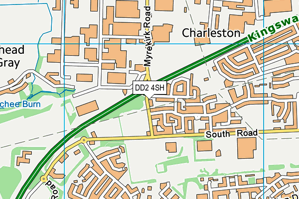DD2 4SH map - OS VectorMap District (Ordnance Survey)