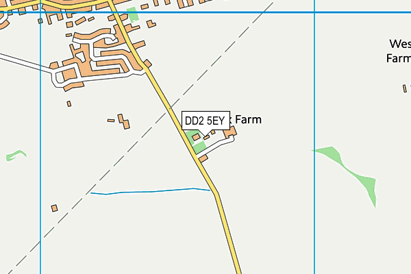DD2 5EY map - OS VectorMap District (Ordnance Survey)