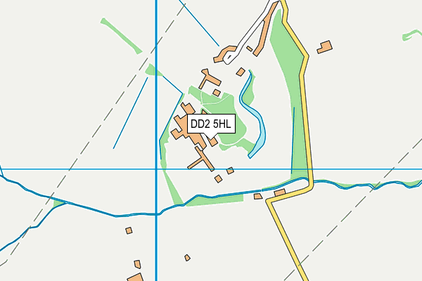 DD2 5HL map - OS VectorMap District (Ordnance Survey)
