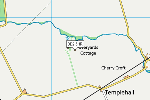 DD2 5HR map - OS VectorMap District (Ordnance Survey)