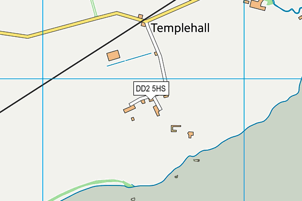 DD2 5HS map - OS VectorMap District (Ordnance Survey)