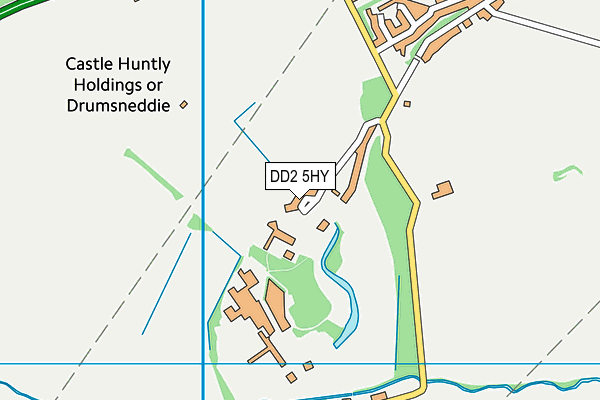 DD2 5HY map - OS VectorMap District (Ordnance Survey)