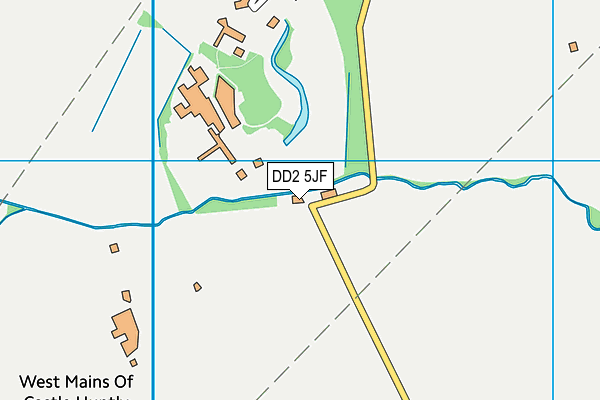 DD2 5JF map - OS VectorMap District (Ordnance Survey)