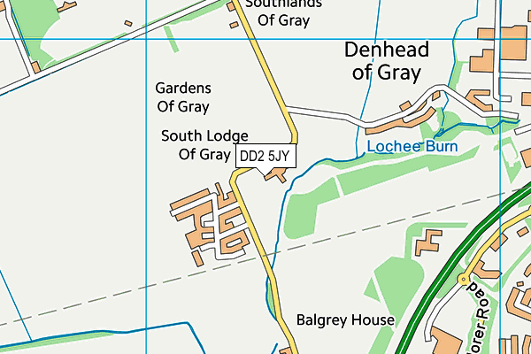 DD2 5JY map - OS VectorMap District (Ordnance Survey)