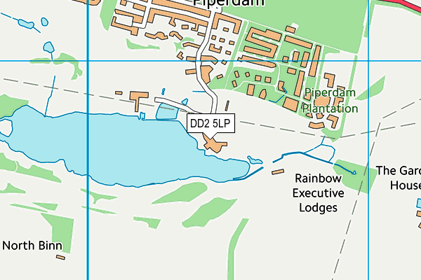 DD2 5LP map - OS VectorMap District (Ordnance Survey)