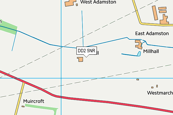 DD2 5NR map - OS VectorMap District (Ordnance Survey)