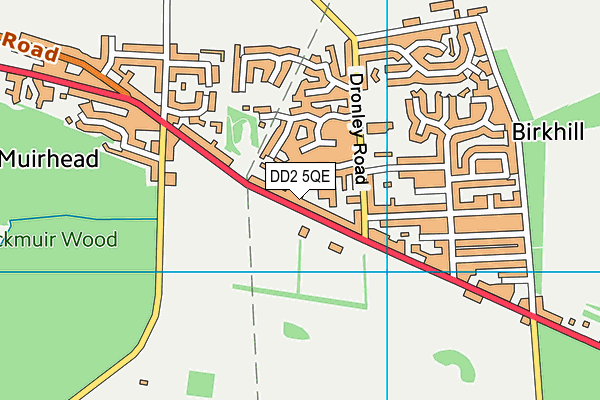 DD2 5QE map - OS VectorMap District (Ordnance Survey)