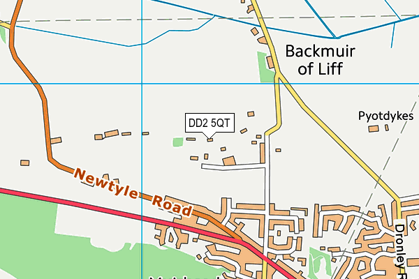 DD2 5QT map - OS VectorMap District (Ordnance Survey)