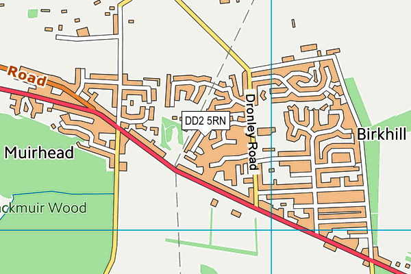 DD2 5RN map - OS VectorMap District (Ordnance Survey)