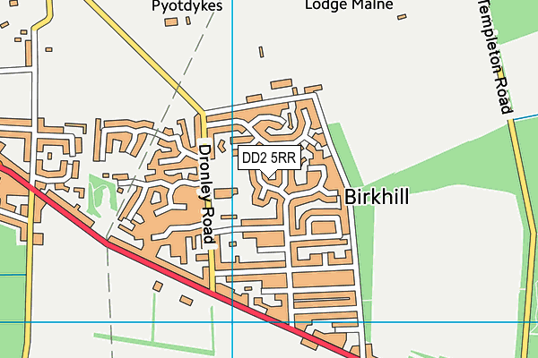 DD2 5RR map - OS VectorMap District (Ordnance Survey)