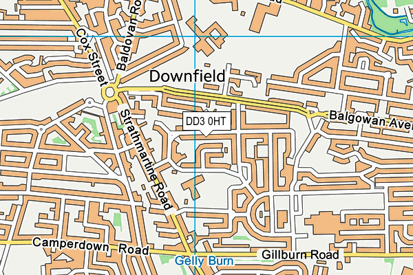 DD3 0HT map - OS VectorMap District (Ordnance Survey)
