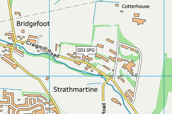 DD3 0PG map - OS VectorMap District (Ordnance Survey)
