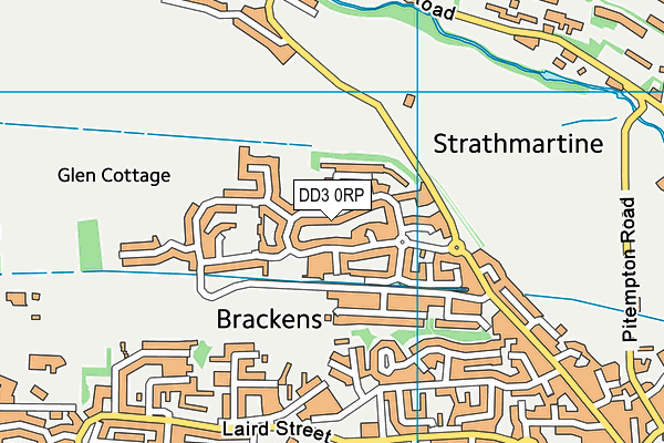 DD3 0RP map - OS VectorMap District (Ordnance Survey)