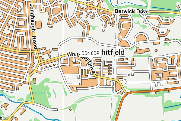 DD4 0DP map - OS VectorMap District (Ordnance Survey)