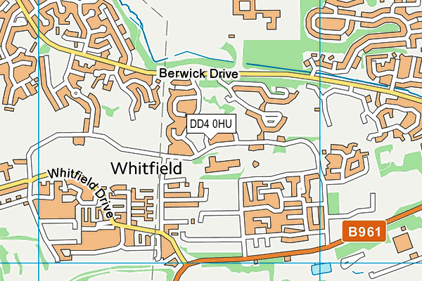 DD4 0HU map - OS VectorMap District (Ordnance Survey)