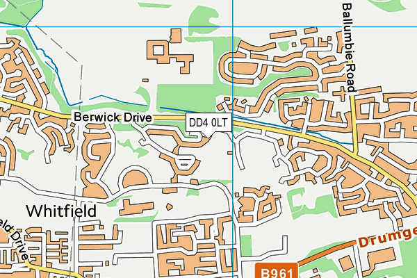 DD4 0LT map - OS VectorMap District (Ordnance Survey)