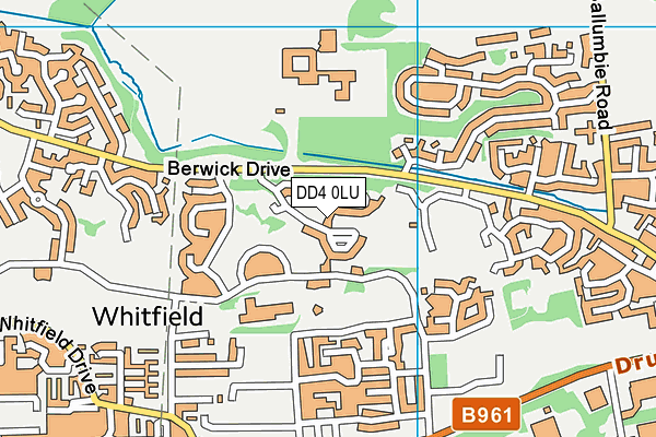 DD4 0LU map - OS VectorMap District (Ordnance Survey)