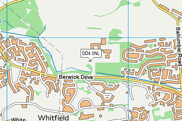 DD4 0NL map - OS VectorMap District (Ordnance Survey)