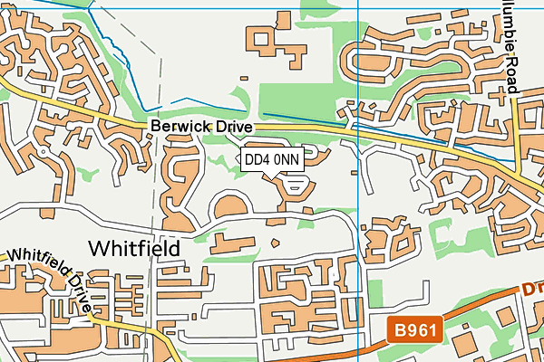 DD4 0NN map - OS VectorMap District (Ordnance Survey)