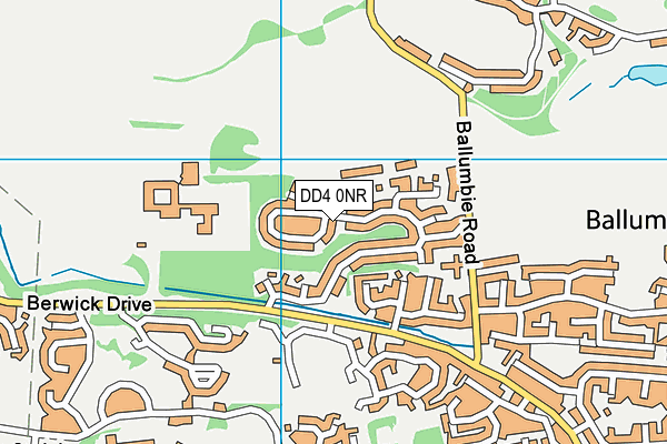 DD4 0NR map - OS VectorMap District (Ordnance Survey)