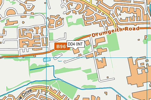 DD4 0NT map - OS VectorMap District (Ordnance Survey)