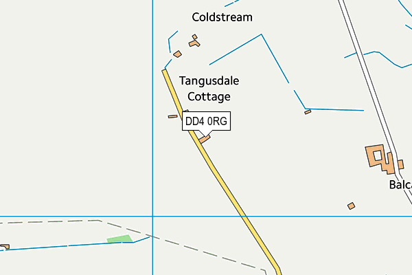 DD4 0RG map - OS VectorMap District (Ordnance Survey)