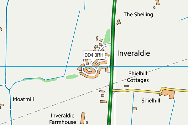 DD4 0RH map - OS VectorMap District (Ordnance Survey)