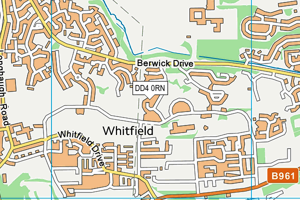 DD4 0RN map - OS VectorMap District (Ordnance Survey)