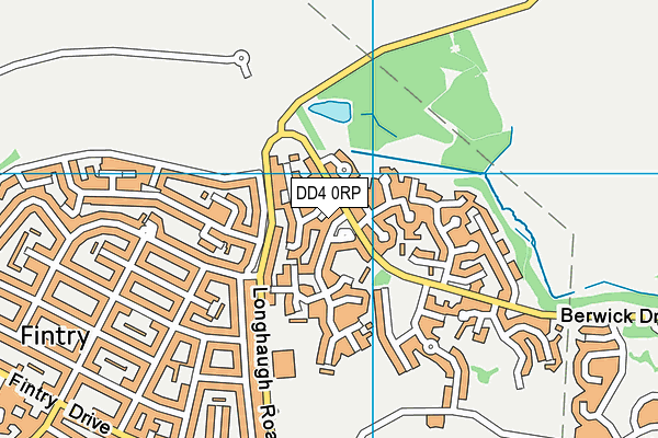 DD4 0RP map - OS VectorMap District (Ordnance Survey)