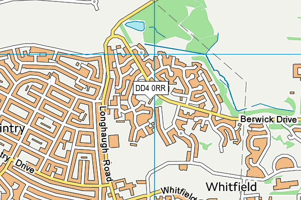 DD4 0RR map - OS VectorMap District (Ordnance Survey)